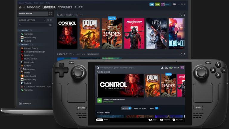 Steam Deck, la console portatile di Valve: uscita,prezzo e specifiche